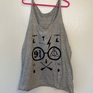 Oversized Harry Potter tank top